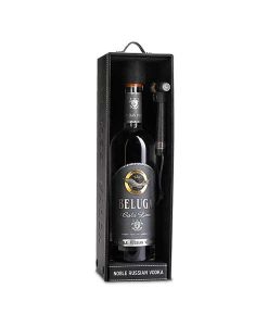 hộp da rượu Vodka Beluga Gold Line 750 ml