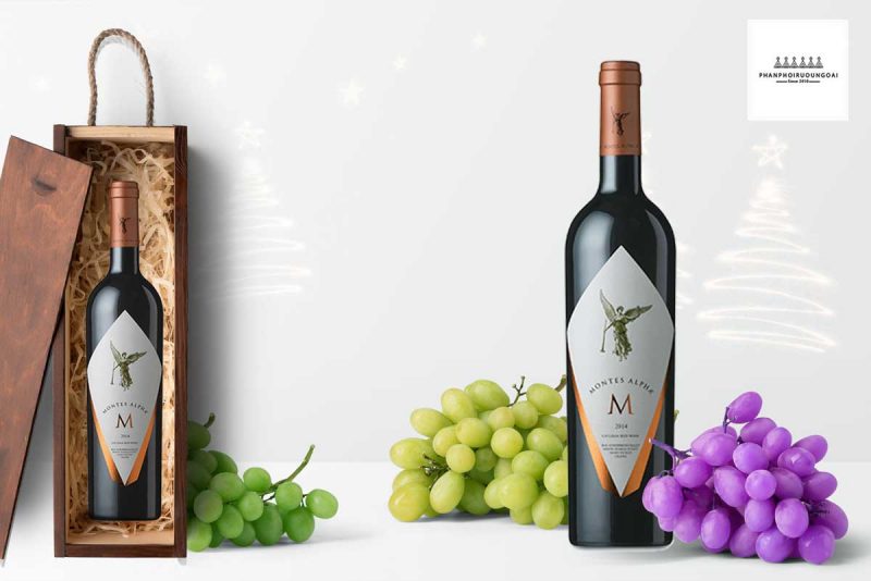 Rượu vang Montes Alpha M 2014 - Icon Wine và hộp gỗ 