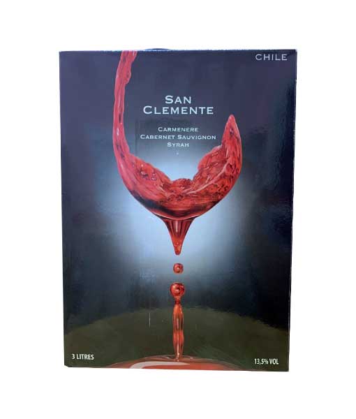 Rượu vang bịch Chile 3 lít San Clemete giá rẻ