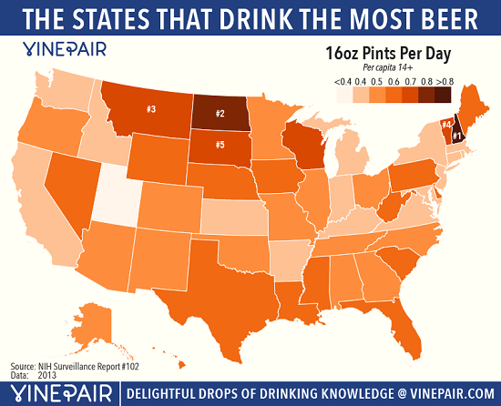 Nơi uống bia nhiều nhất nước Mỹ