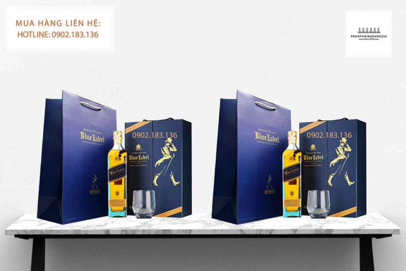 Rượu Johnnie Walker Blue Label hộp quà tết 2020 Rượu Johnnie Walker Blue Label hộp quà tết 2002 cao cấp