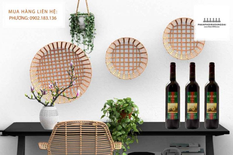 Rượu Vang Chát Đà Lạt Rượu Vang Chát Đà Lạt giá rẻ thích hợp biếu tặng cán bộ mùa tết 2020