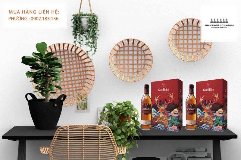 Rượu Glenfiddich 15 hộp quà tết 2020 Hình ảnh Rượu Glenfiddich 15 hộp quà tết 2020 cho biếu tặng