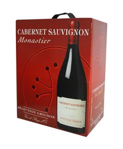 Rượu Vang Bịch Pháp Monastier Cabernet Sauvignon 3L