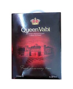 Rượu Vang Bịch Ý Queen Vabi Medium Sweet 3L (3 Lít)