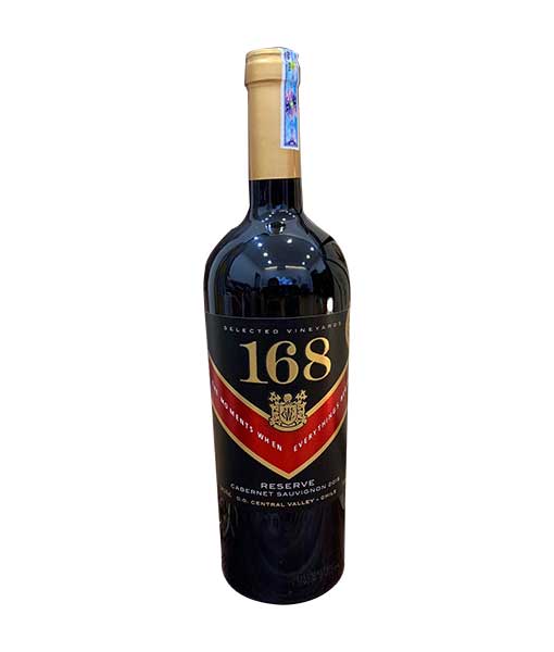 Rượu Vang Chile 168 selected Reserve Cabernet Sauvignon