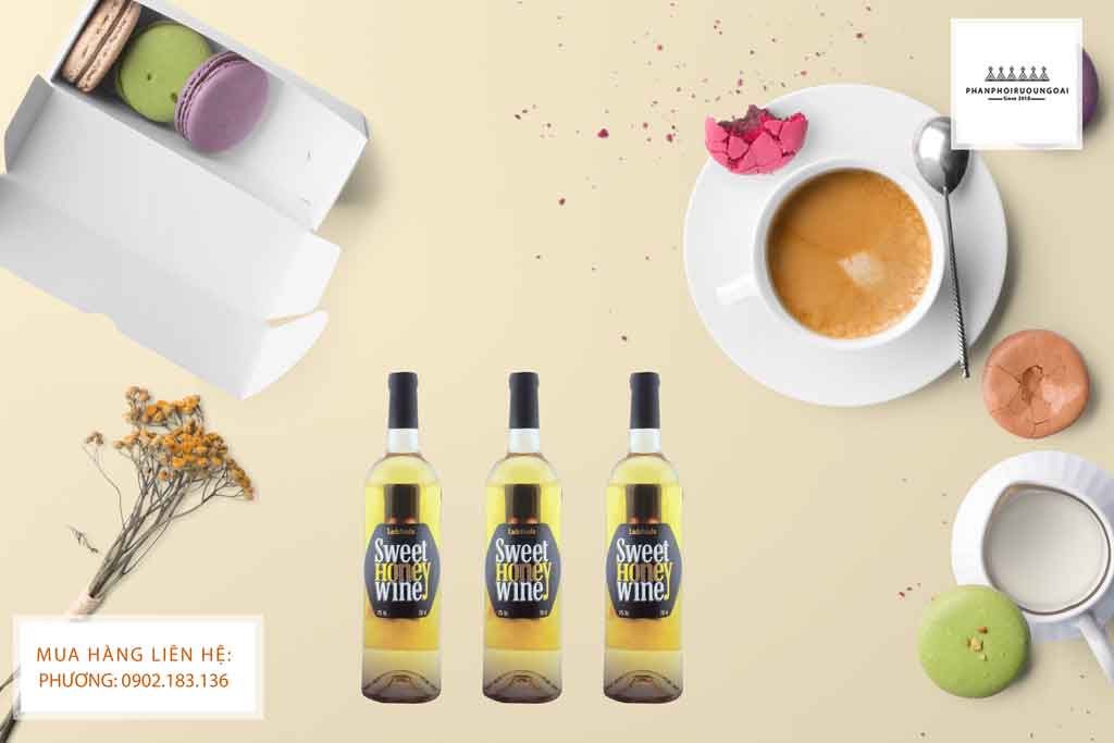 Rượu Vang đà lạt mật ong hương vị thiên nhiên Rượu Vang Đà Lạt Mật Ong thích hợp cho các bữa tráng miệng