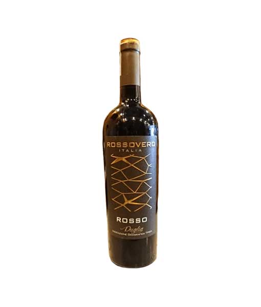 Rượu vang Ý giá rẻ Rossovero Rosso Puglia