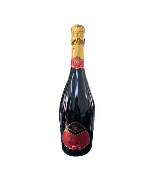 Rượu Vang Nổ Ý Bellavita Semi Dolce Fragolino