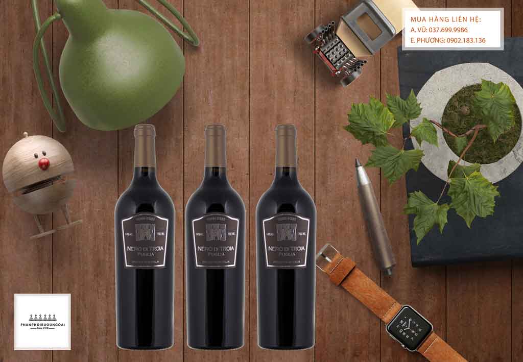 Rượu Vang ý Torri D' Oro Nero di Troia Puglia Ảnh Rượu Vang ý Torri D' Oro Nero di Troia Puglia