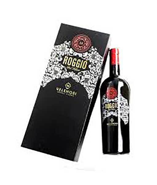 Rượu vang Ý Roggio Velenosi và hộp giấy