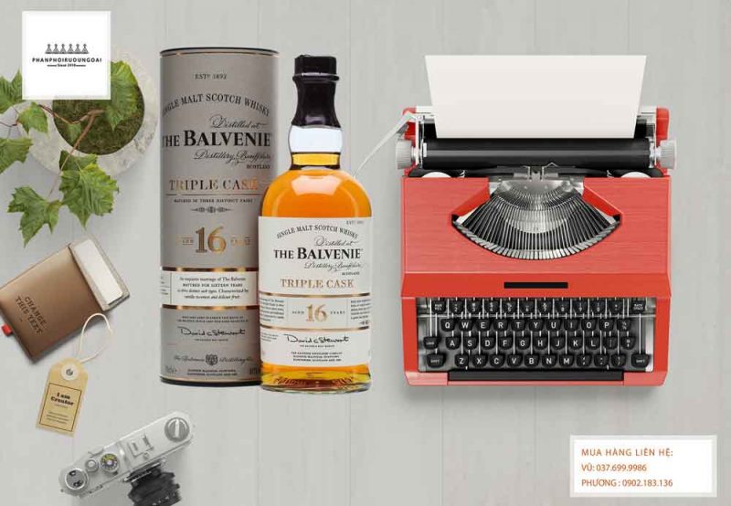 Ảnh Rượu Balvenie 16 Triple Cask thích hợp cho biếu tặng 