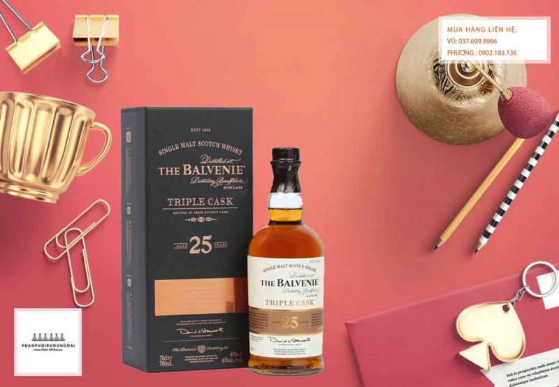Rượu Balvenie 25 Triple Cask Ảnh Rượu Balvenie 25 Triple Cask ra mắt tại kênh miễn thuế