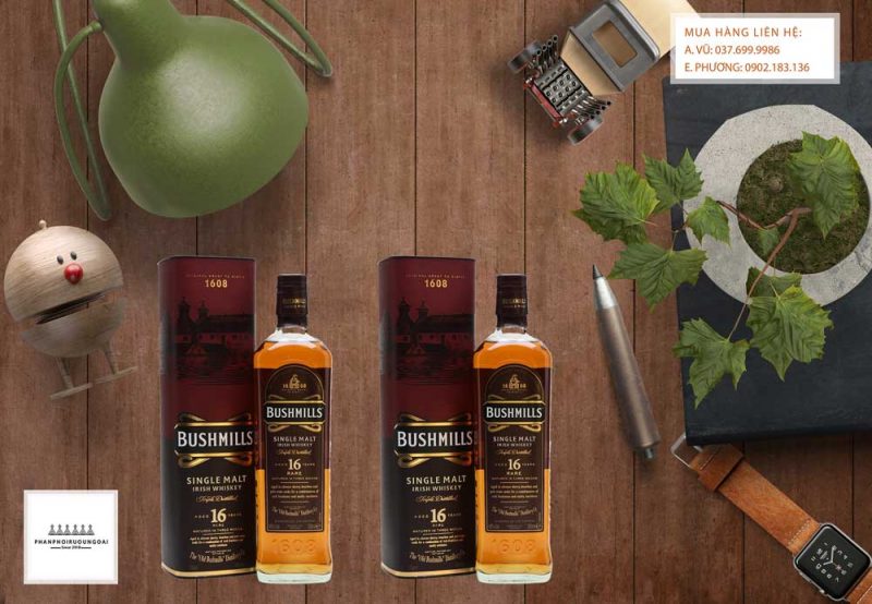 hình ảnh rượu Bushmills Single Malt 16 year old hình ảnh rượu Bushmills Single Malt 16 year old