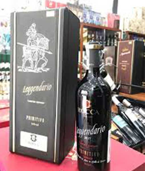 Hộp Rượu Vang ý Leggendario Primitivo Salento Limited Editon
