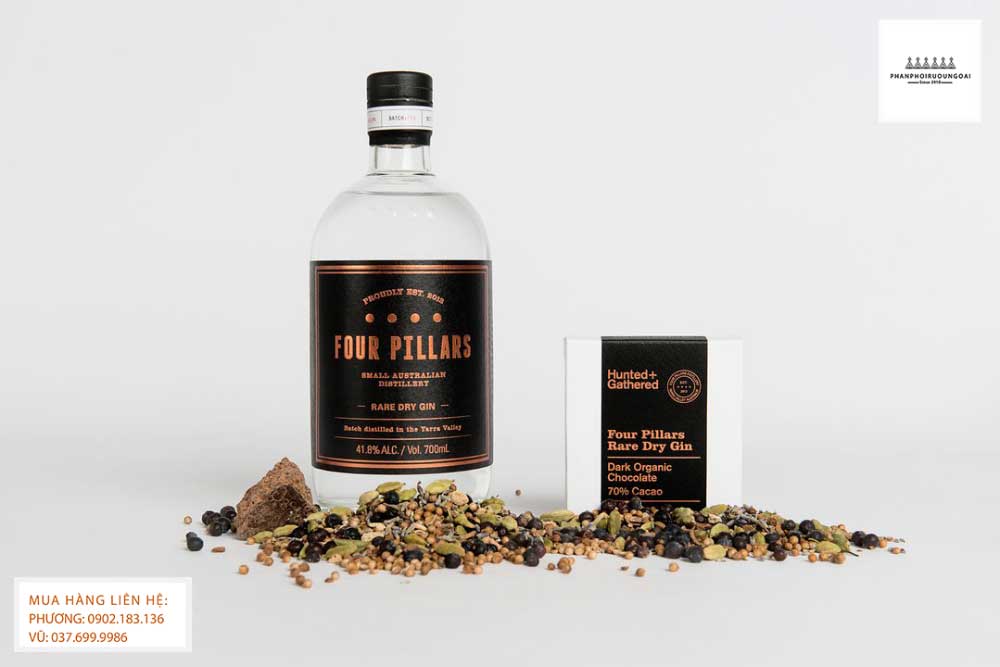 Rượu Four Pillars Rare Dry Gin với các hương vị độc đáo Rượu Four Pillars Rare Dry Gin với các hương vị độc đáo