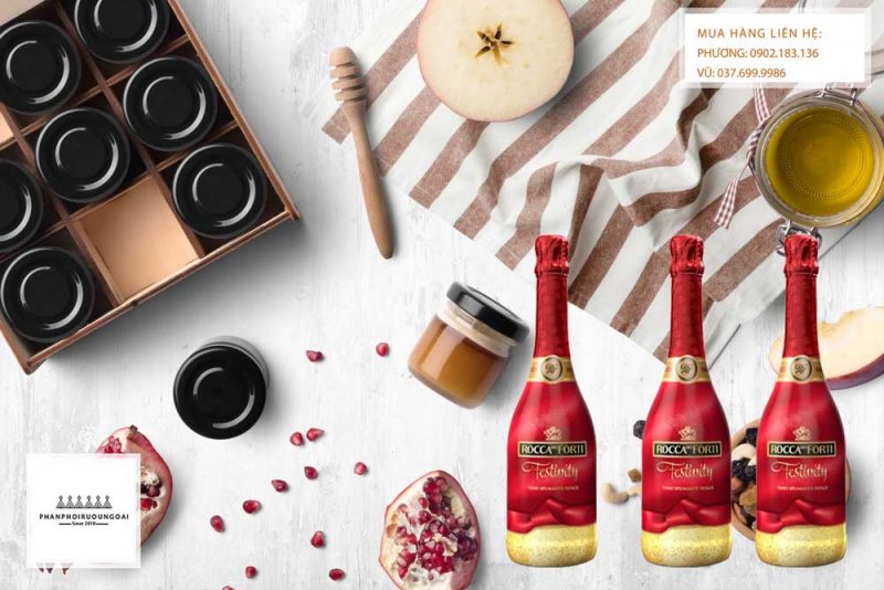 Rượu vang nổ Ý Rocca dei Forti Festivity Limited và món ăn Rượu vang nổ Ý Rocca dei Forti Festivity Limited và món ăn