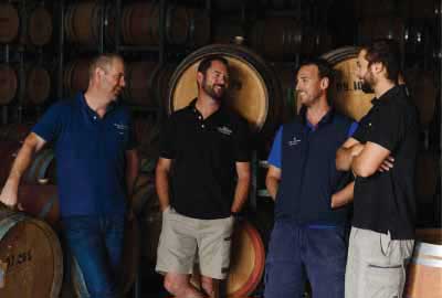 Đội ngũ Winemaker's của nhà Peter Lehmann 