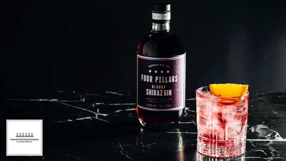 Rượu Four Pillars Bloody Shiraz Gin là loại rượu cho ly cocktail tuyệt hảo