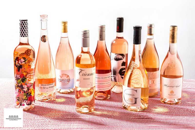 Các loại rượu vang hồng bán chạy nhất năm 2020