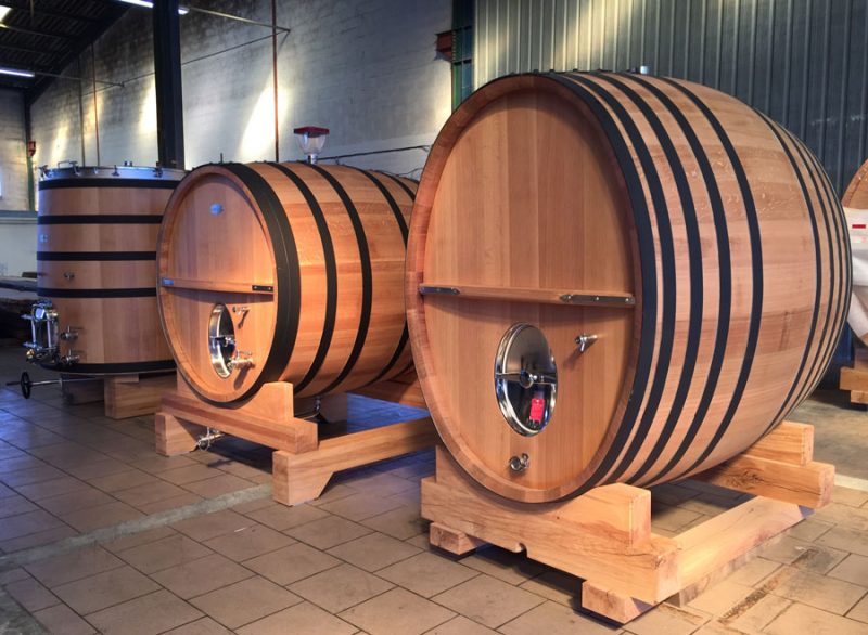 Nho rượu Sauvignon Blanc được lão hoá trong thùng gỗ sồi 