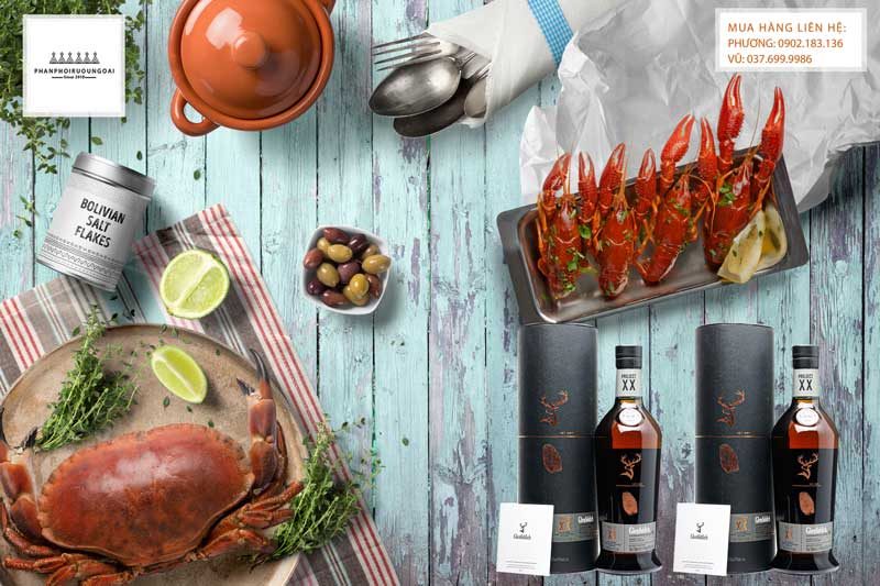 Rượu Glenfiddich XX và bữa tiệc hải sản sang trọng Rượu Glenfiddich XX và bữa tiệc hải sản sang trọng