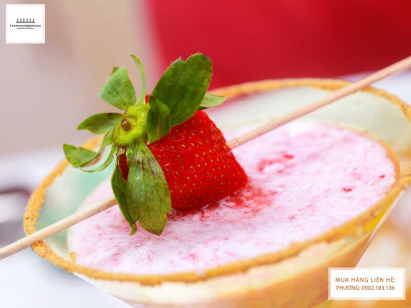 Cocktail Strawberry Cheesecake đẹp mắt 2020