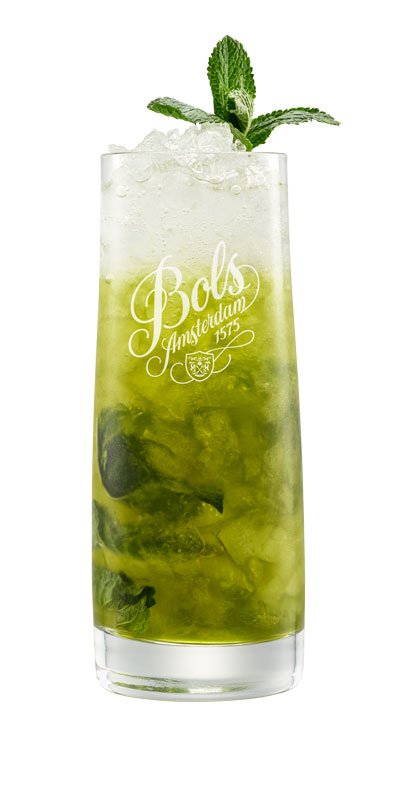Ly Cocktail Green Tea Mojito từ Bols Green Tea 