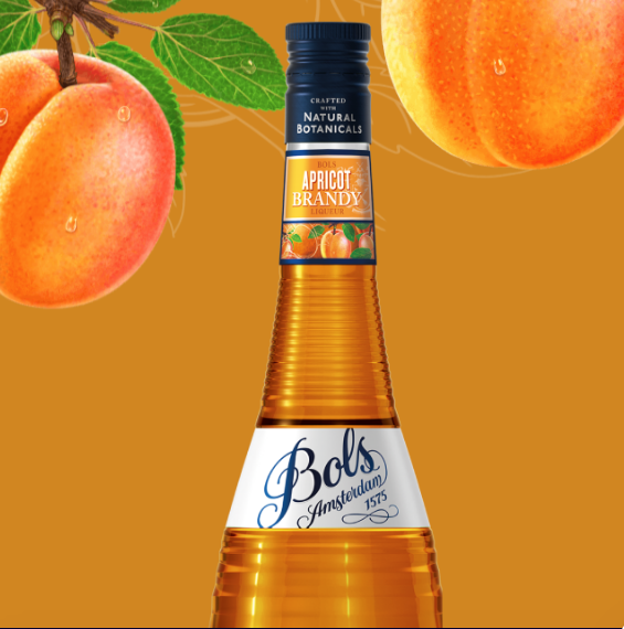 Rượu Bols Apricot Brandy hương vị của trái mơ