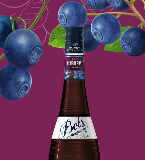 Rượu Bols Blueberry hương việt quất 