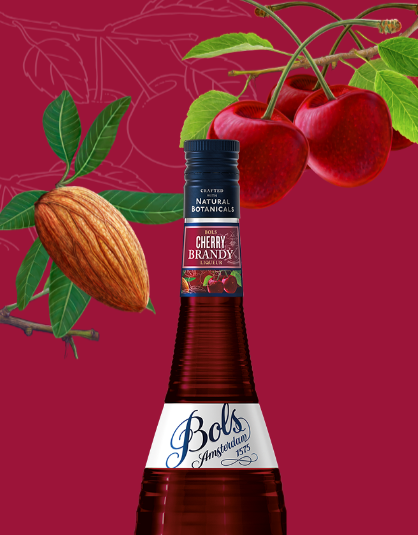 Rượu Bols Cherry Brandy với hương vị của trái anh đào 