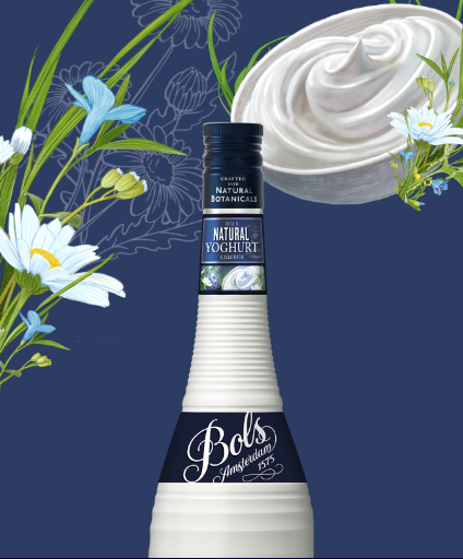 Rượu Bols Natural Yoghurt hương vị sữa chua tươi 