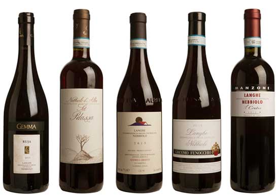 Các loại rượu vang Ý chất lượng vùng Piemont 