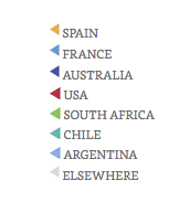 Các vùng trồng nho rượu Petit Verdot trên thế giới Các vùng trồng nho rượu Petit Verdot