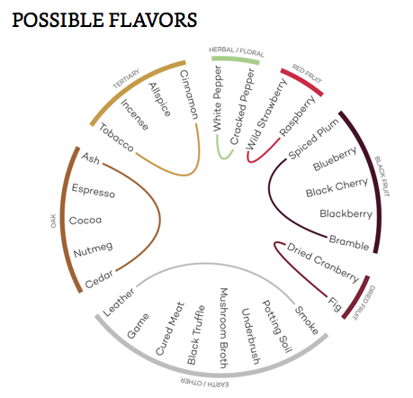 Hương vị có thể có của rượu vang từ giống nho rượu Aglianico Hương vị có thể có của rượu vang từ giống nho rượu Aglianico