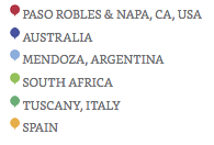 Phân bố vùng cho hương vị của dâu đen bạc hà và tuyết tùng