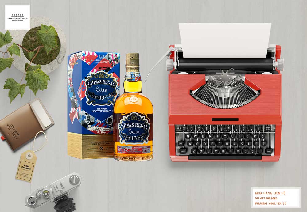 Ảnh Quảng cáo Rượu Chivas Extra 13 năm American Rye Cask 