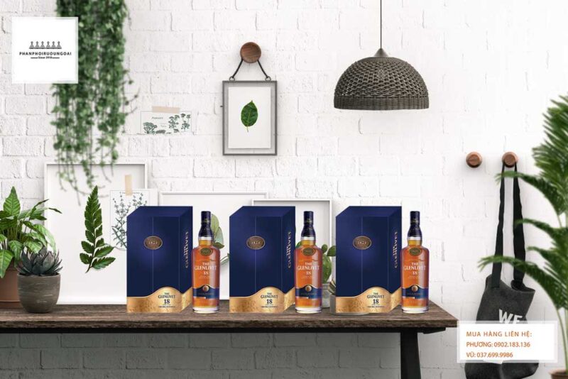 Ảnh Rượu Glenlivet 18 hộp quà tết 2021 cho biếu tặng