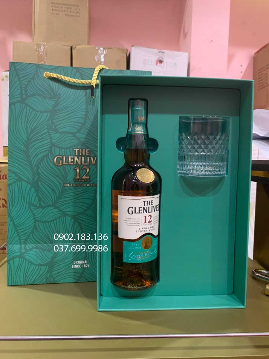 Ảnh Rượu The Glenlivet 12 năm Double Oak hộp quà tết 2021