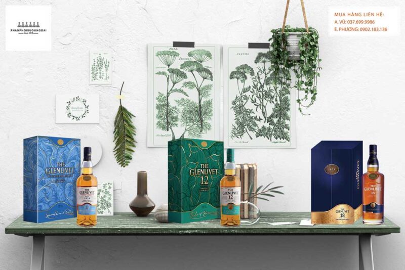 Các mẫu hộp quà tết của nhà The Glenlivet ra mắt cho tết nguyên đán 2021