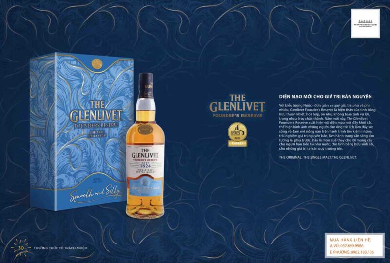 Diện mạo mới cho giá trị bản nguyên của rượu Glenlivet 1824 hộp quà tết 2021 Diện mạo mới cho giá trị bản nguyên của rượu Glenlivet 1824 hộp quà tết 2021