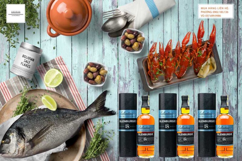 Glenburgie 18 năm cho người sành và hải sản