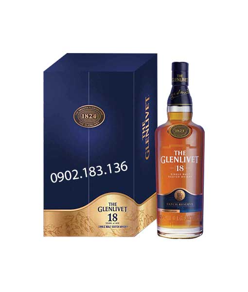 Rượu Glenlivet 18 hộp quà tết 2021 cho biếu tặng