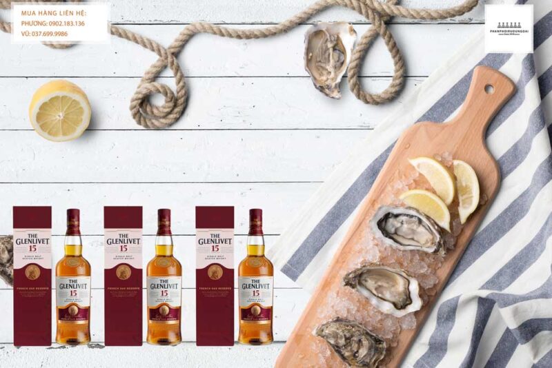 Thưởng thức rượu Glenlivet 15 năm French Oak Reserve với các món hải sản Thưởng thức rượu Glenlivet 15 năm French Oak Reserve với các món hải sản
