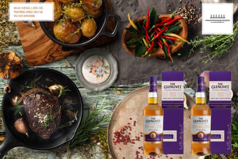 Rượu The Glenlivet 1824 Captain's Reserve 2021 và bữa tiệc sang trọng Thưởng thức rượu The Glenlivet 1824 Captain's Reserve 2021 và bữa tiệc sang trọng
