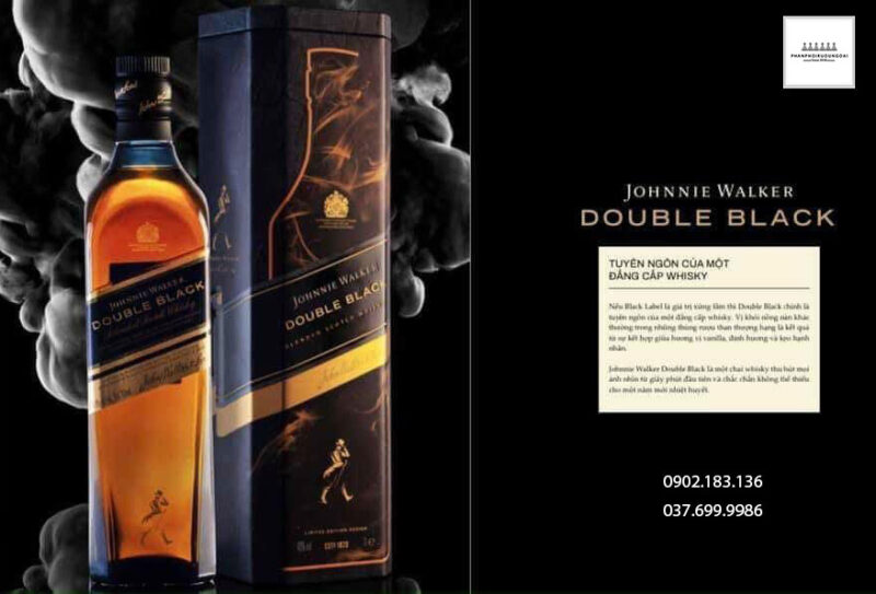 Tuyên ngôn về chất lượng rượu Whisky của rượu Johnnie Walker Double Black Label hộp quà tết 2021