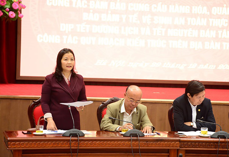 Bà Trần Phương Lan phó giám đốc sở công thương Hà Nội