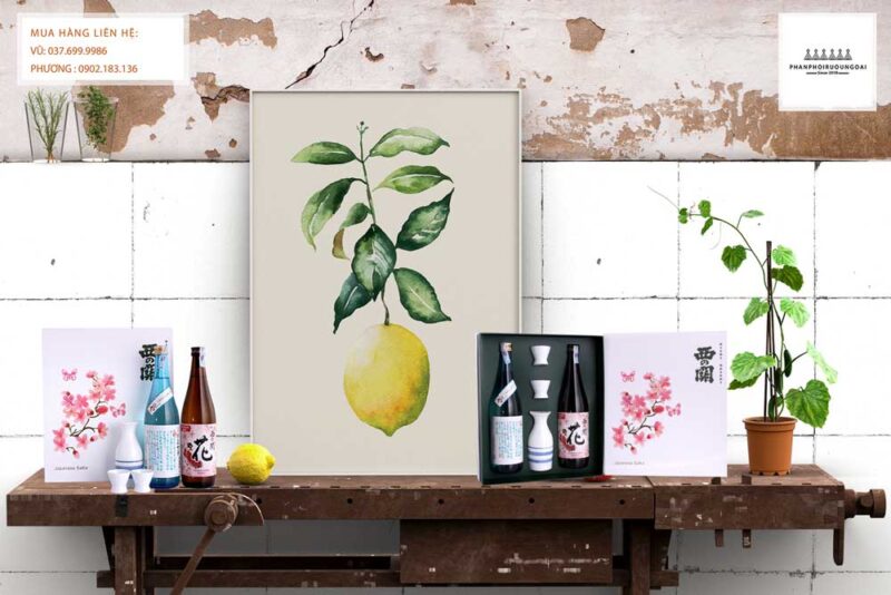 Rượu Sake Nishino Seki hộp quà tết 2021 - Set 8 Ảnh Rượu Sake Nishino Seki hộp quà tết 2021 set 8