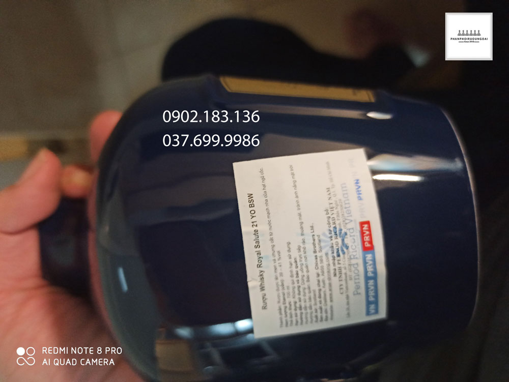 Hình ảnh tem phụ của Pernod Ricard Việt Nam cho hàng chính hãng