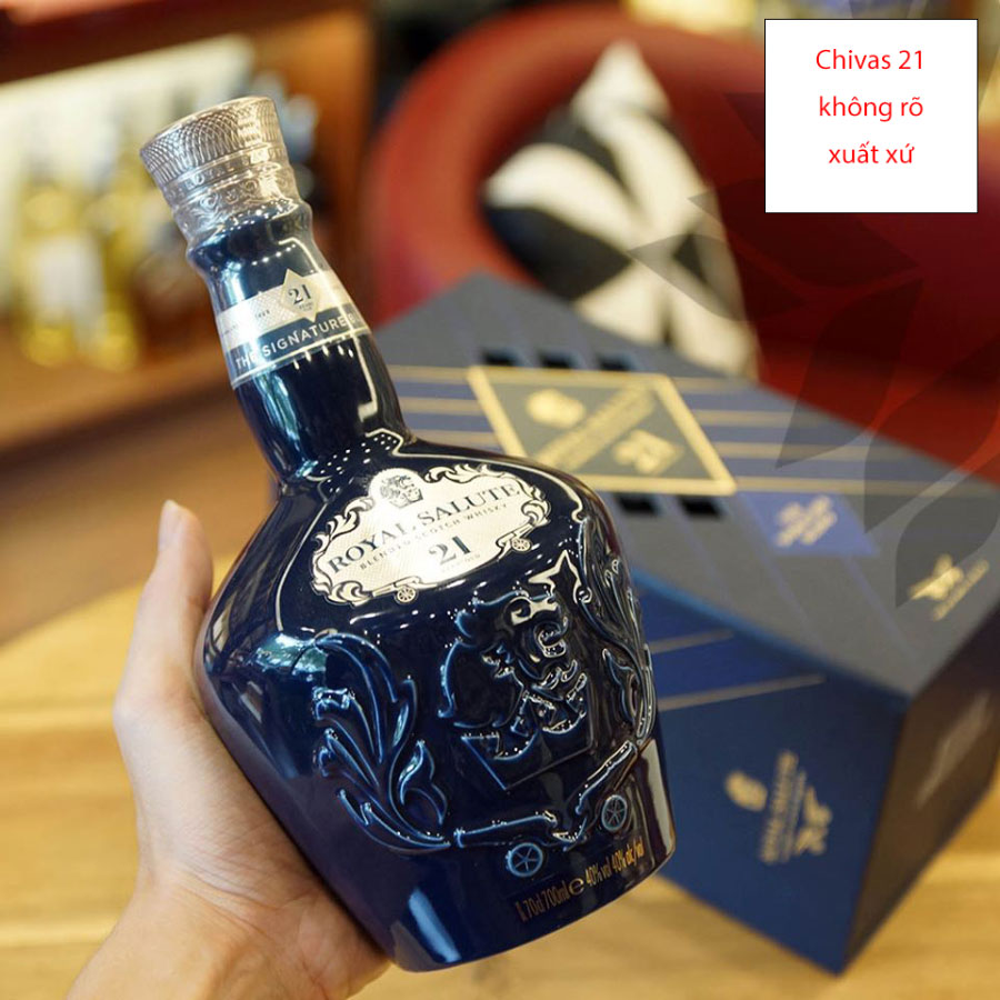 Rượu Chivas 21 xách tay hoặc không rõ nguồn gốc xuất xứ Rượu Chivas 21 xách tay hoặc không rõ nguồn gốc xuất xứ